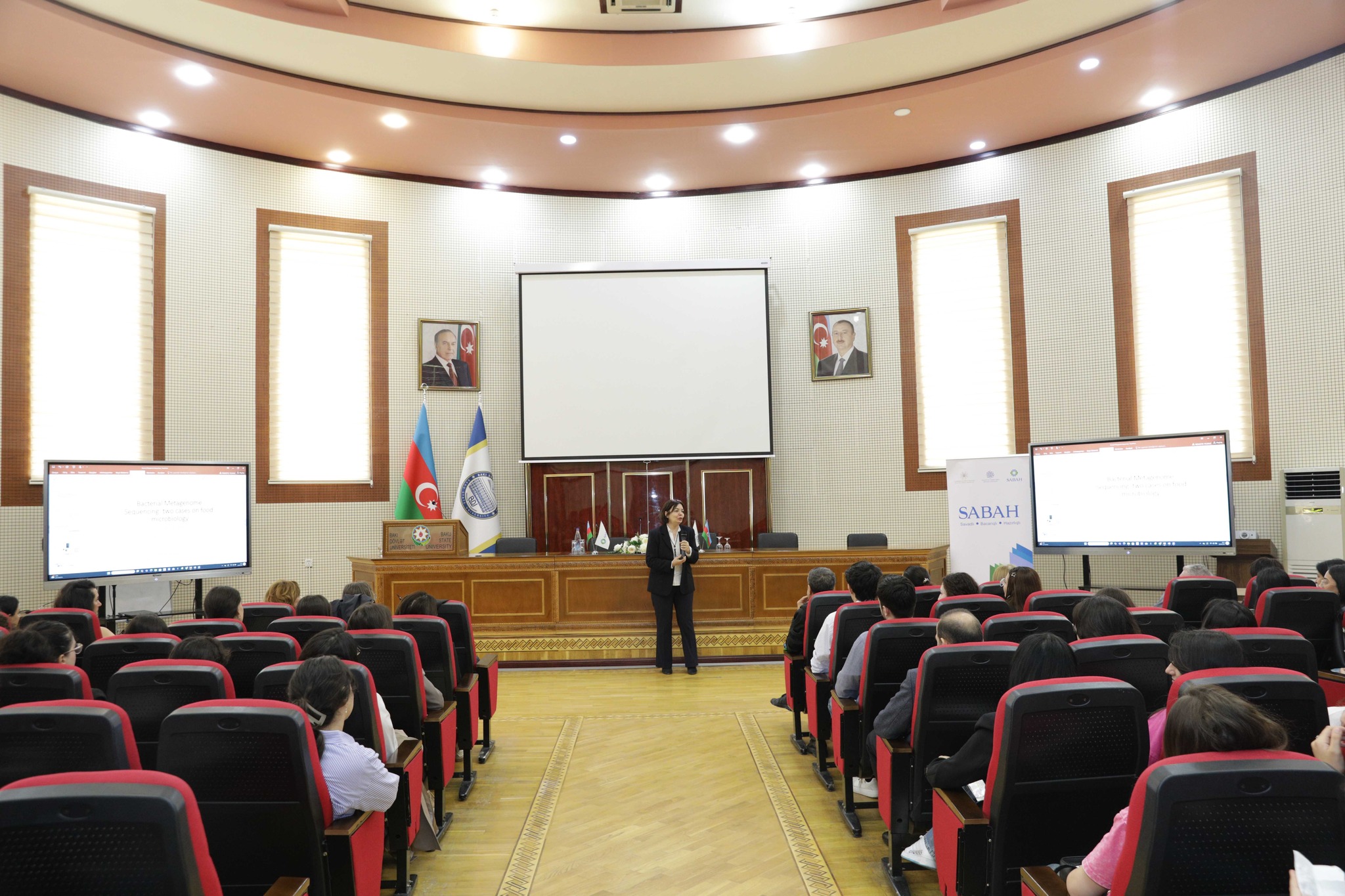 Türkiyə-Azərbaycan Universitetinin professoru BDU-da ustad dərsi keçib