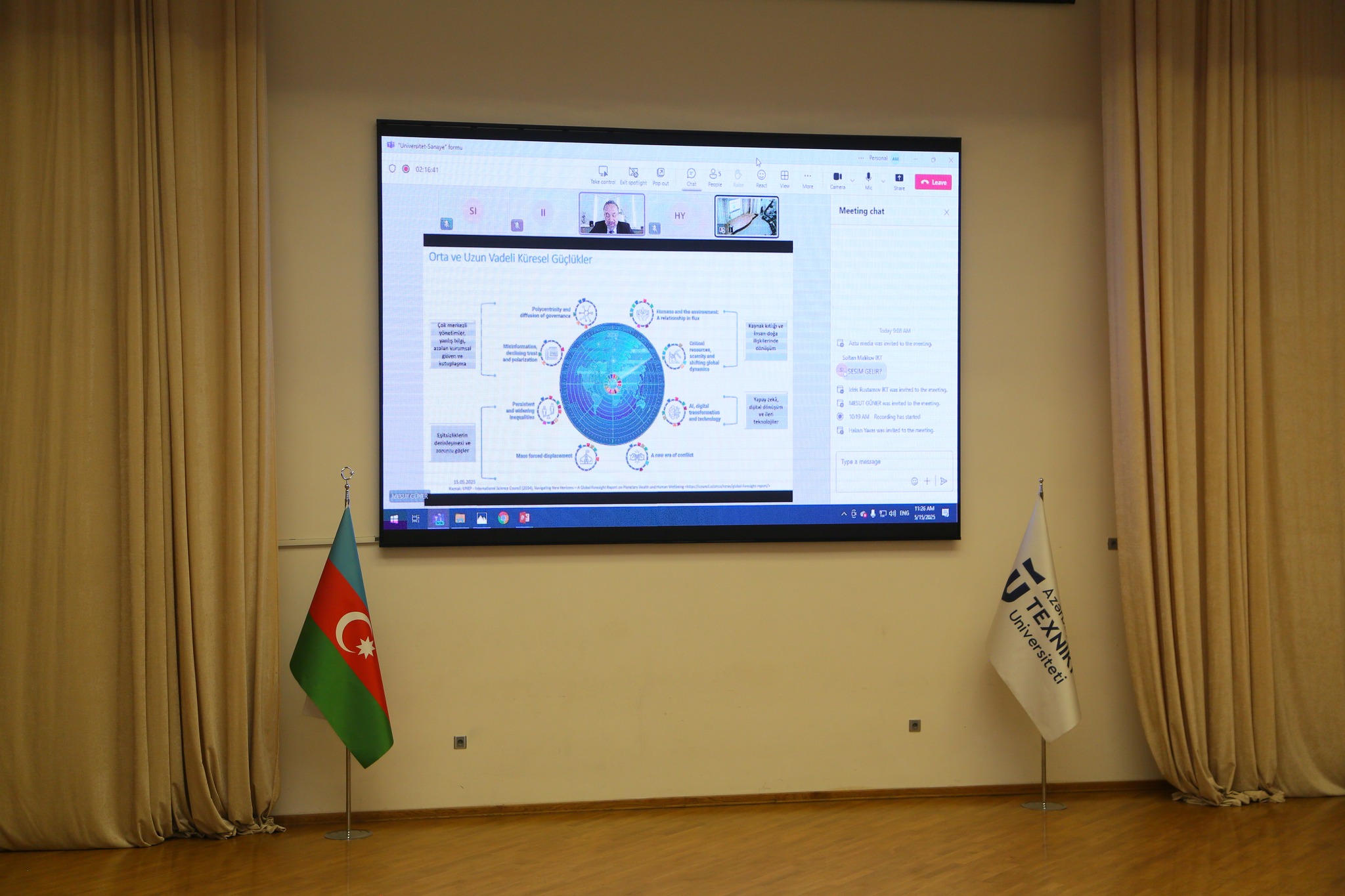 Türkiyə-Azərbaycan Universitetinin tərəfdaşı olduğu beynəlxalq forum keçirilib