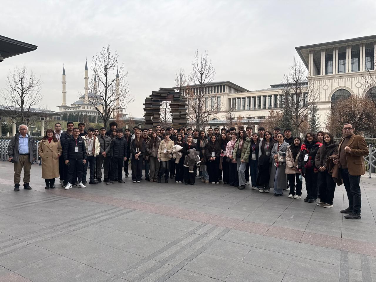 Türkiyə-Azərbaycan Universitetinin tələbələri Orta Doğu Texniki Universitetində səfərdə olub