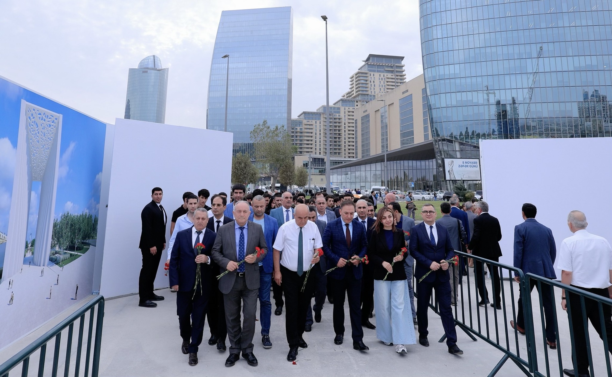 AzTU və TAU kollektivi Zəfər parkında olub