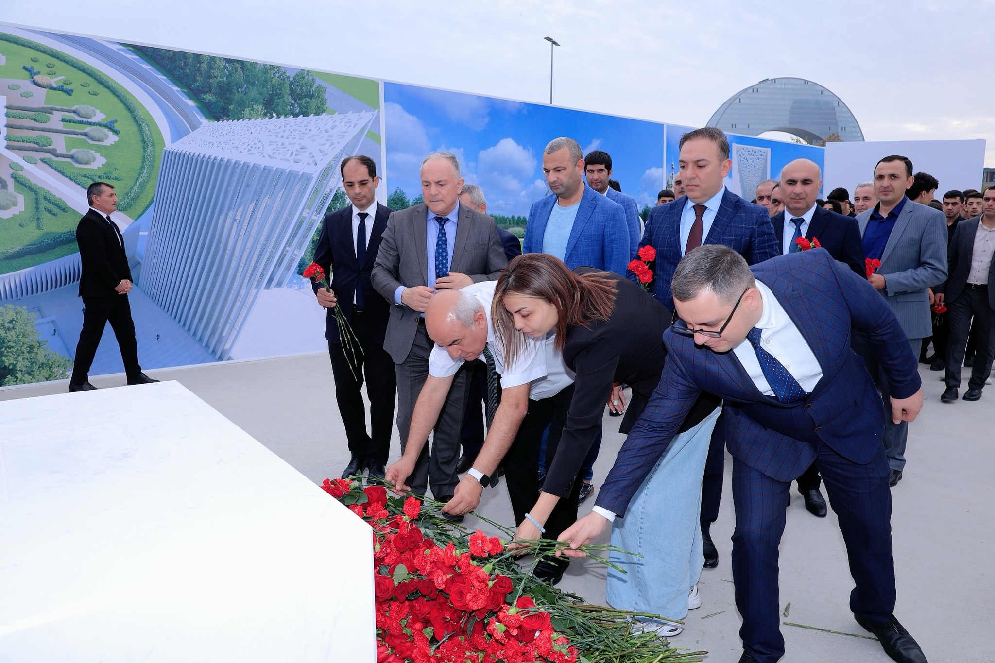 AzTU və TAU kollektivi Zəfər parkında olub