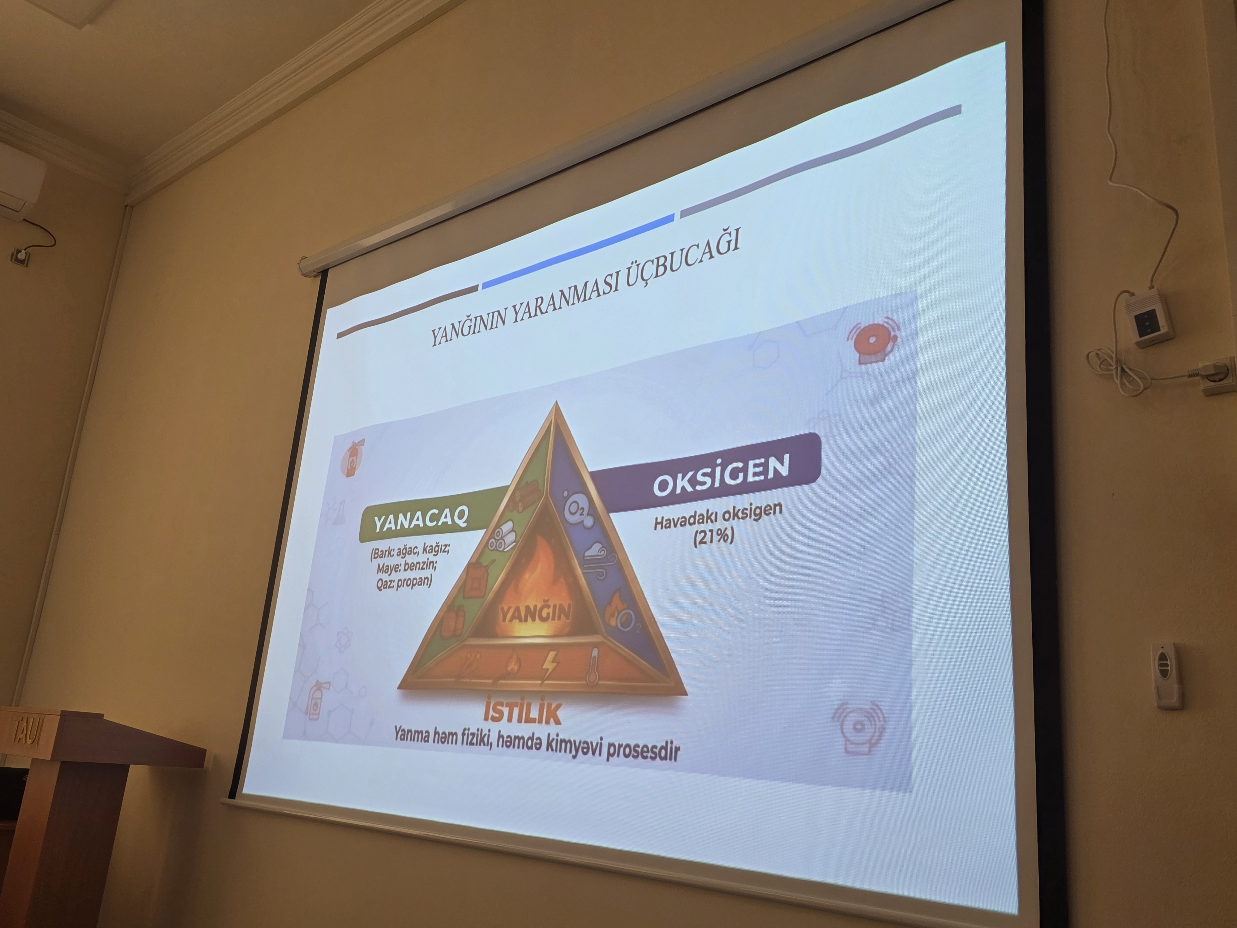 Türkiyə-Azərbaycan Universitetində SƏTƏM üzrə təlim keçirilib