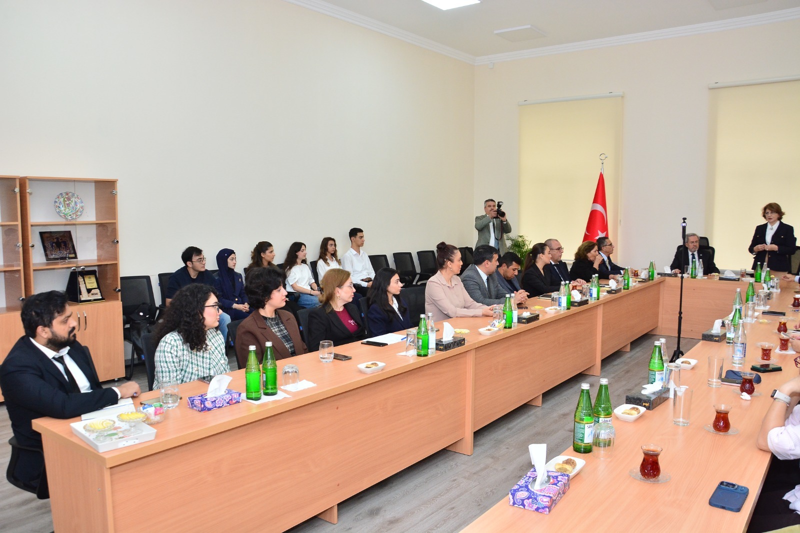 Ankara Universitetinin rektoru TAU-nu ziyarət edib