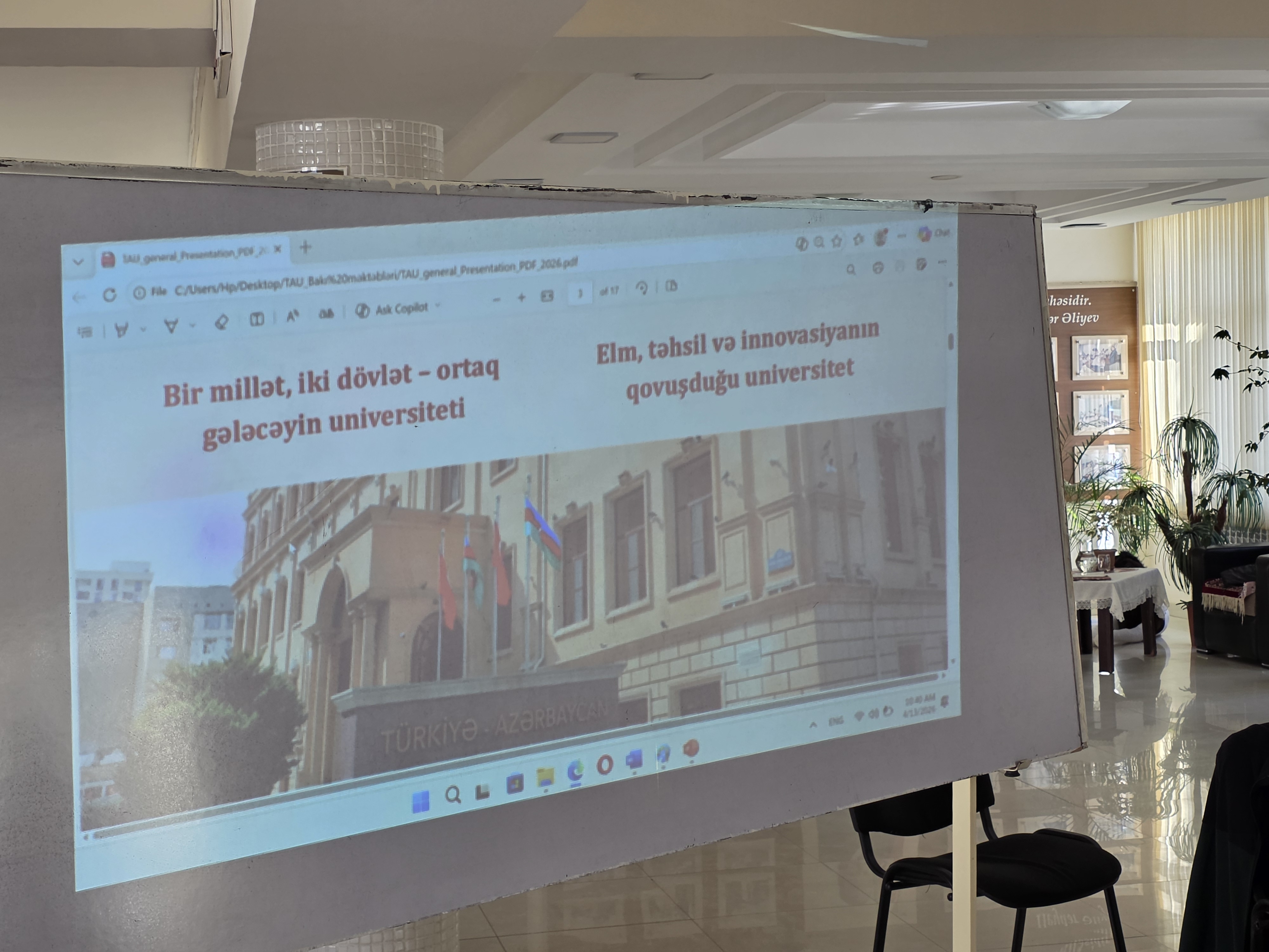 Bakıda tanıtım günü